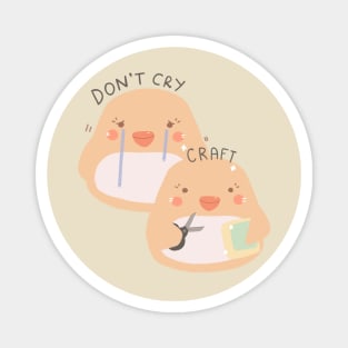 Don't Cry, Craft! Mochi Duck Magnet